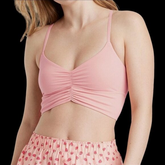 Women's Balletcore Brami - Colsie Pink M - Picture 1 of 4